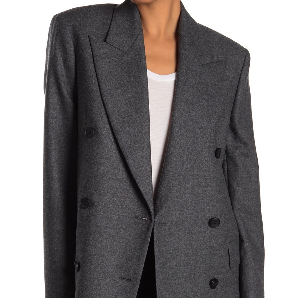 NWT Boss Grey wool blazer, size US 4